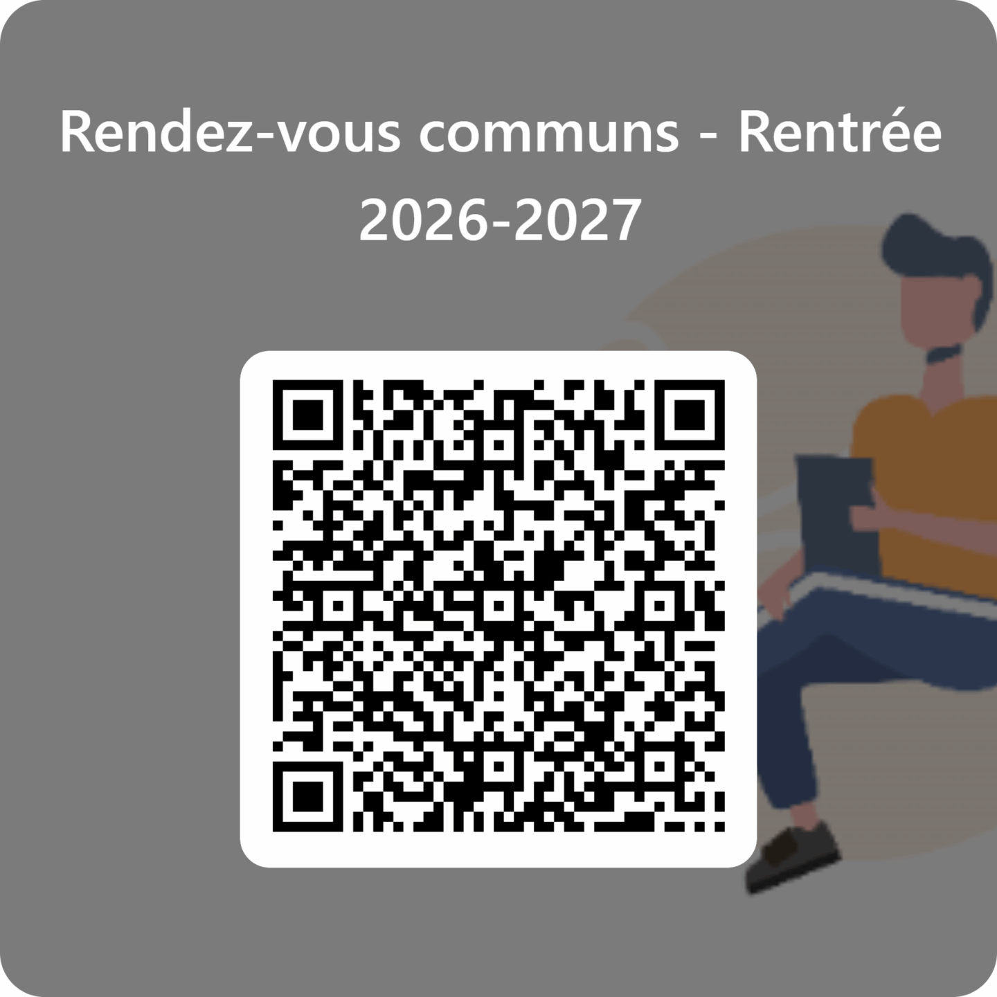 QRCode pour Rendez-vous communs - Rentrée 2026-2027
